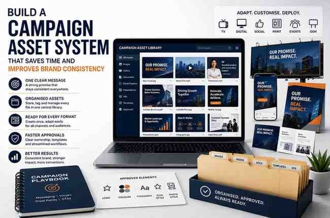 How to Build a Campaign Asset System That Saves Time and Improves Brand Consistency