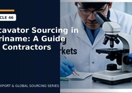 Excavator Sourcing in Suriname: A Guide for Contractors