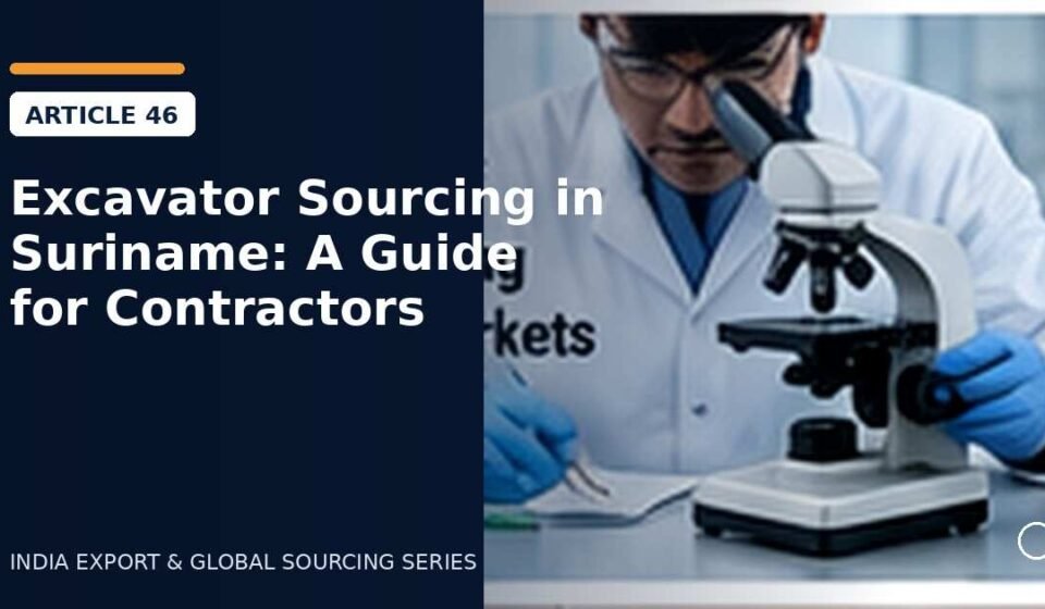 Excavator Sourcing in Suriname: A Guide for Contractors